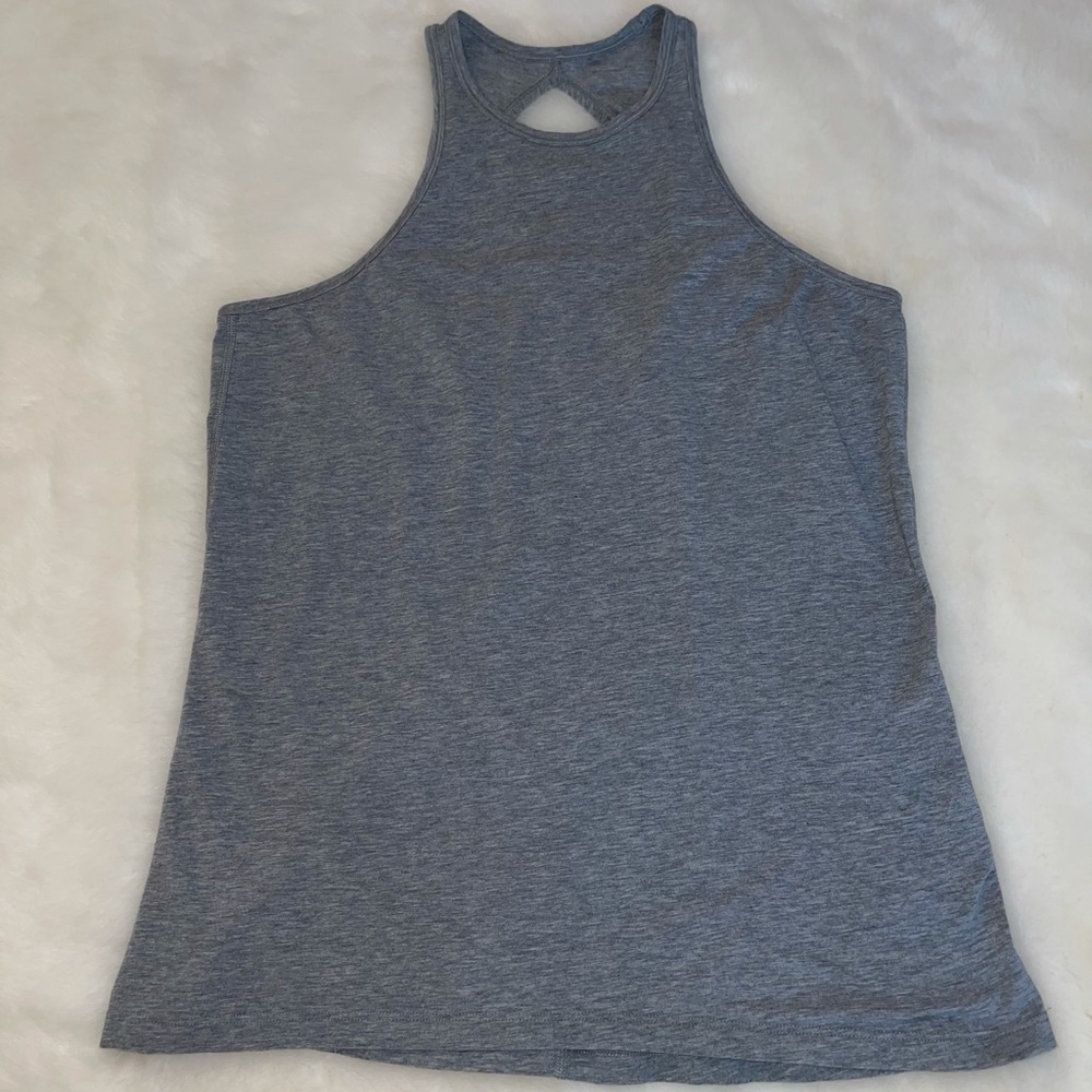 Lululemon gray open back tank top